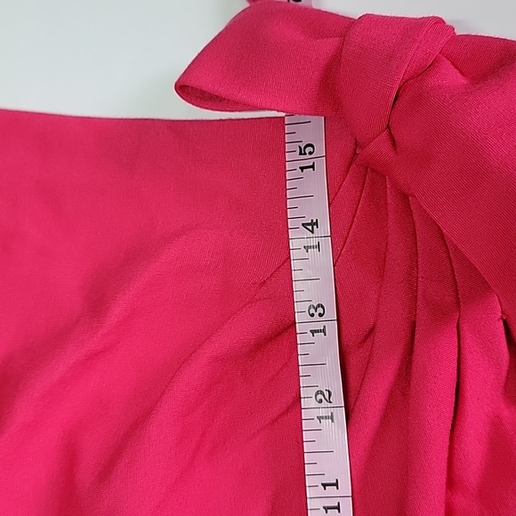 WHBM Side-Tie Polished Knit Shift Dress/ M. - Picture 9 of 14